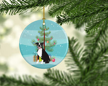 Load image into Gallery viewer, Pit Bull Black #3 Christmas Ceramic Ornament