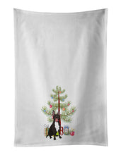 Load image into Gallery viewer, Pit Bull Black #4 Christmas White Kitchen Towel Set of 2