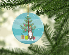 Load image into Gallery viewer, Pit Bull Blue #2 Christmas Ceramic Ornament
