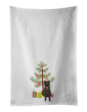 Load image into Gallery viewer, Pit Bull Brindle #1 Christmas White Kitchen Towel Set of 2