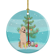 Load image into Gallery viewer, Poodle Standard Cafe Au Lait Christmas Ceramic Ornament