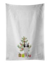 Load image into Gallery viewer, Poodle Standard Silver Christmas White Kitchen Towel Set of 2