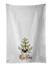 Load image into Gallery viewer, Pug Fawn #3 Christmas White Kitchen Towel Set of 2