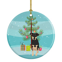 Load image into Gallery viewer, Rottweiler Black and Tan #3 Christmas Ceramic Ornament