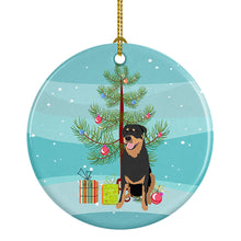 Load image into Gallery viewer, Rottweiler Black and Tan #7 Christmas Ceramic Ornament