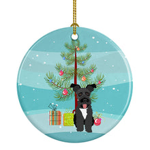 Load image into Gallery viewer, Schnauzer Black #3 Christmas Ceramic Ornament