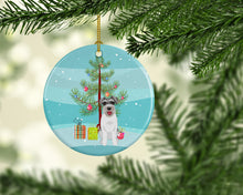 Load image into Gallery viewer, Schnauzer Salt and Pepper #3 Christmas Ceramic Ornament
