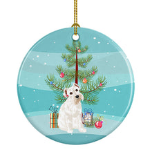 Load image into Gallery viewer, Schnauzer White #1 Christmas Ceramic Ornament