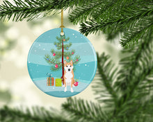 Load image into Gallery viewer, Shiba Inu Red #1 Christmas Ceramic Ornament
