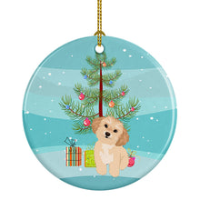 Load image into Gallery viewer, Shih-Tzu Gold #1 Christmas Ceramic Ornament