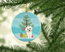 Load image into Gallery viewer, Shih-Tzu Gold #4 Christmas Ceramic Ornament
