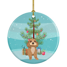 Load image into Gallery viewer, Shih-Tzu Red Christmas Ceramic Ornament