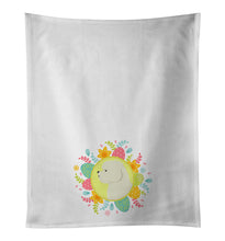 Load image into Gallery viewer, Bichon Frise Easter White Kitchen Towel Set of 2