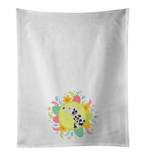 Load image into Gallery viewer, Dalmatian Easter White Kitchen Towel Set of 2
