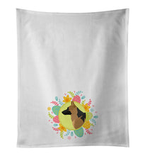 Load image into Gallery viewer, German Shepherd Easter White Kitchen Towel Set of 2