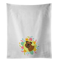 Load image into Gallery viewer, Brussels Griffon Easter White Kitchen Towel Set of 2