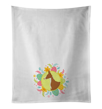 Load image into Gallery viewer, Ibizan Hound Easter White Kitchen Towel Set of 2