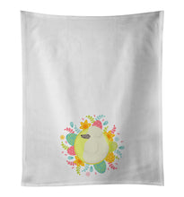 Load image into Gallery viewer, Poodle Easter White Kitchen Towel Set of 2