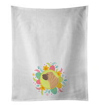 Load image into Gallery viewer, Shar Pei Easter White Kitchen Towel Set of 2