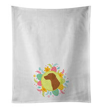 Load image into Gallery viewer, Vizsla Easter White Kitchen Towel Set of 2