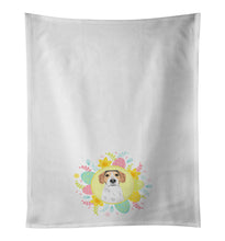Load image into Gallery viewer, Beagle Tricolor #2 Easter White Kitchen Towel Set of 2