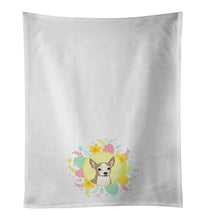 Load image into Gallery viewer, Chihuahua Silver and Tan Easter White Kitchen Towel Set of 2