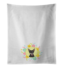 Load image into Gallery viewer, Chihuahua Tricolor #1 Easter White Kitchen Towel Set of 2