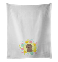 Load image into Gallery viewer, Doodle Chocolate #2 Easter White Kitchen Towel Set of 2