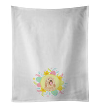 Load image into Gallery viewer, Doodle Fawn #3 Easter White Kitchen Towel Set of 2