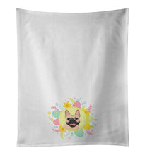 Load image into Gallery viewer, French Bulldog Fawn #2 Easter White Kitchen Towel Set of 2