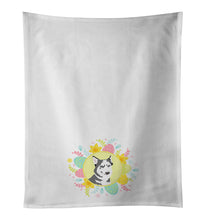 Load image into Gallery viewer, Siberian Husky Silver and White #2 Easter White Kitchen Towel Set of 2