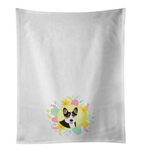 Load image into Gallery viewer, Pembroke Welsh Corgi Tricolor Black-Headed #2 Easter White Kitchen Towel Set of 2