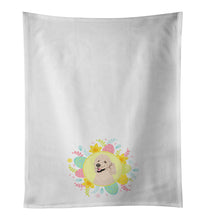 Load image into Gallery viewer, Poodle Standard Cafe Au Lait Easter White Kitchen Towel Set of 2
