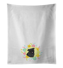 Load image into Gallery viewer, Pug Black #1 Easter White Kitchen Towel Set of 2