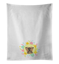 Load image into Gallery viewer, Yorkie Chocolate #1 Easter White Kitchen Towel Set of 2
