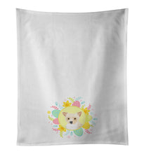 Load image into Gallery viewer, Yorkie Parti Easter White Kitchen Towel Set of 2