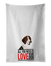 Load image into Gallery viewer, Beagle Tricolor Mottled  White Kitchen Towel Set of 2