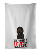Load image into Gallery viewer, Doodle Chocolate #1  White Kitchen Towel Set of 2