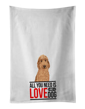 Load image into Gallery viewer, Doodle Liver #1  White Kitchen Towel Set of 2