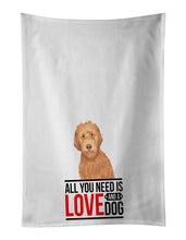 Load image into Gallery viewer, Doodle Liver #2  White Kitchen Towel Set of 2
