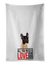 Load image into Gallery viewer, French Bulldog Fawn #3  White Kitchen Towel Set of 2