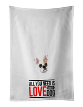 Load image into Gallery viewer, French Bulldog White #1  White Kitchen Towel Set of 2