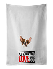 Load image into Gallery viewer, French Bulldog White #2  White Kitchen Towel Set of 2