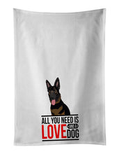 Load image into Gallery viewer, German Shepherd Bicolor  White Kitchen Towel Set of 2
