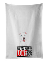 Load image into Gallery viewer, Pit Bull White #1  White Kitchen Towel Set of 2