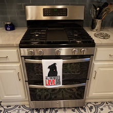 Load image into Gallery viewer, Pug Black #1  White Kitchen Towel Set of 2