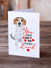 Load image into Gallery viewer, Beagle Tricolor #2 so Loved Greeting Cards -  Blank Note Cards – 8-Pack of Artist-Designed Cards with Envelopes