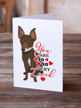 Load image into Gallery viewer, Chihuahua Chocolate and White #2 so Loved Greeting Cards -  Blank Note Cards – 8-Pack of Artist-Designed Cards with Envelopes