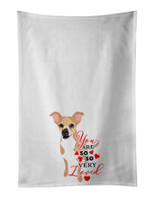 Load image into Gallery viewer, Chihuahua Gold and White so Loved White Kitchen Towel Set of 2