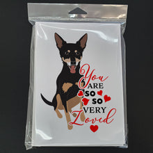 Load image into Gallery viewer, Chihuahua Tricolor #1 so Loved Greeting Cards -  Blank Note Cards – 8-Pack of Artist-Designed Cards with Envelopes
